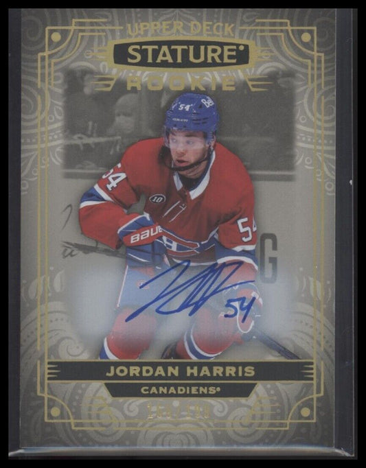 2022-23 Upper Deck Stature #157 Jordan Harris Autographs #/199 - Sport Cards