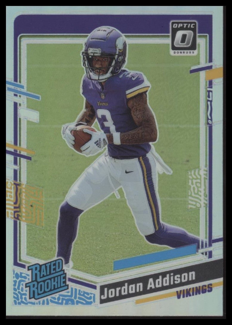 Jordan Addison 2023 Donruss Optic #271 Rated Rookies