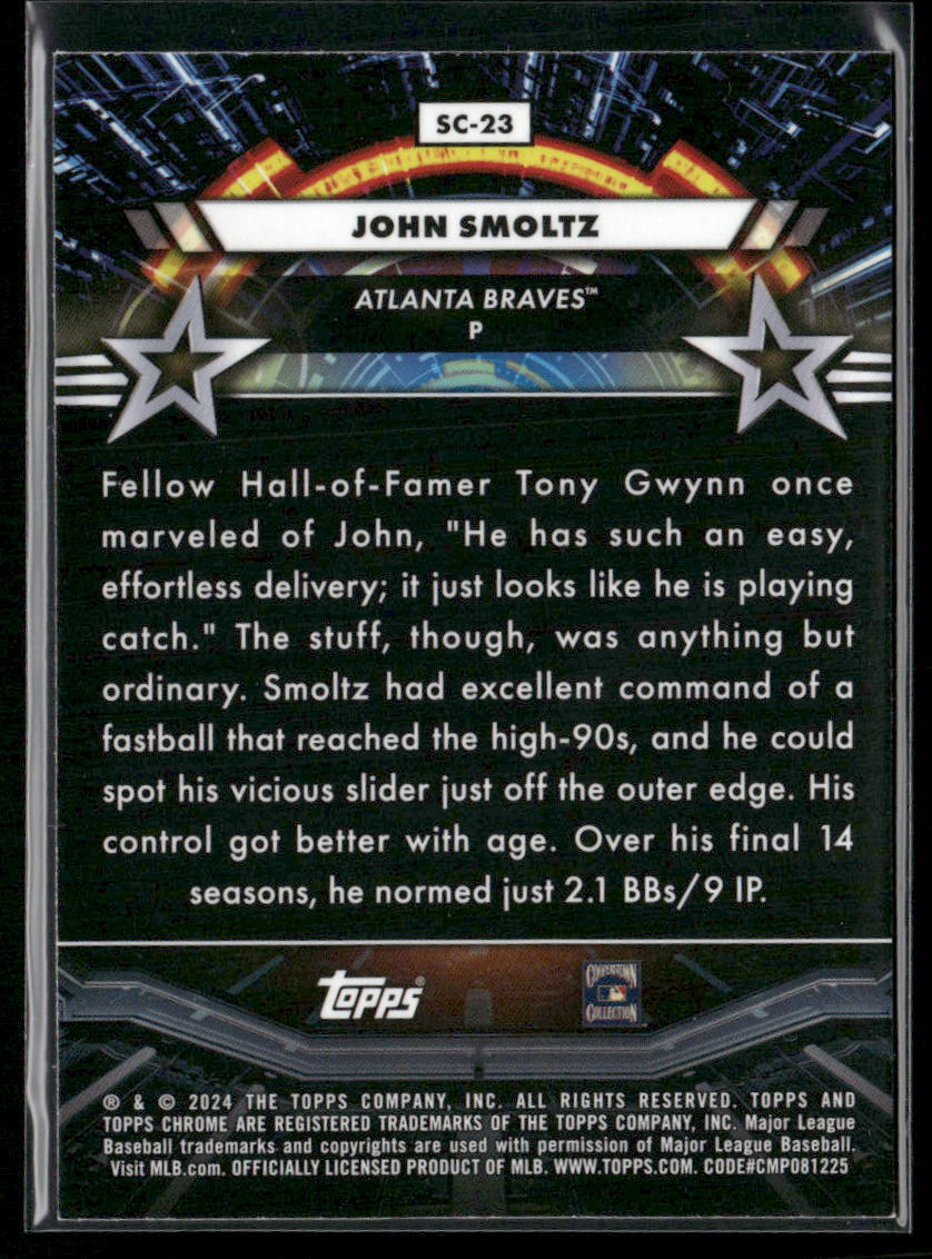 2024 Topps Chrome Cosmic #SC-23 John Smoltz Star Command