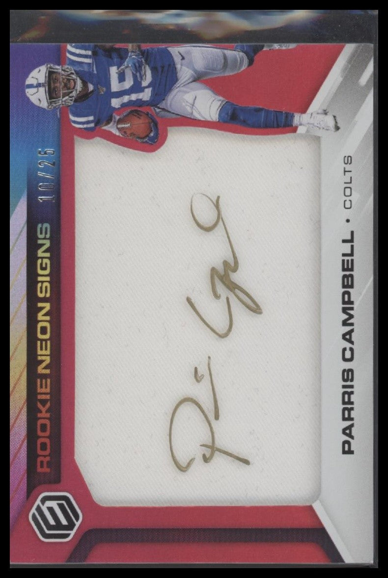 Parris Campbell 2019 Panini Elements #137 Gold #/25