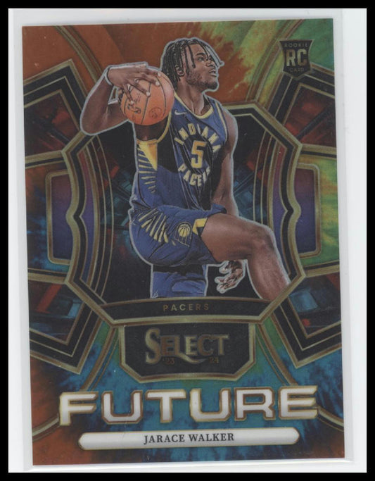 2023-24 Panini Select #21 Jarace Walker Select Future Tie-Dye Prizms #/25