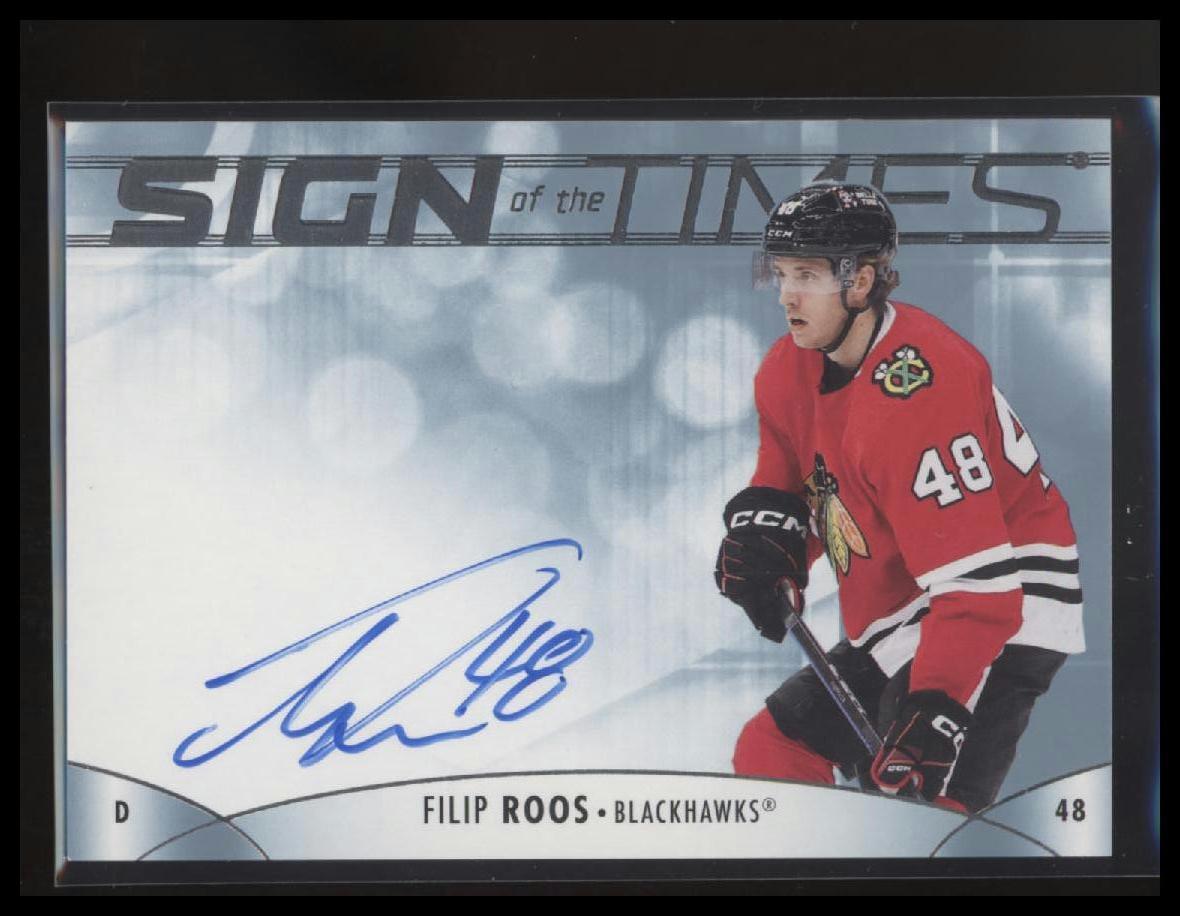 2023-24 SP Authentic #SOTT-FR Filip Roos Sign of the Times