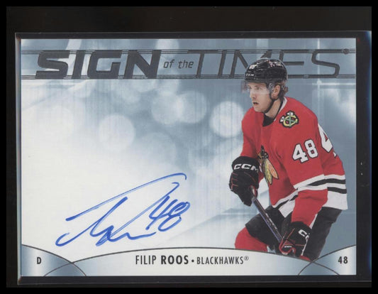 2023-24 SP Authentic #SOTT-FR Filip Roos Sign of the Times