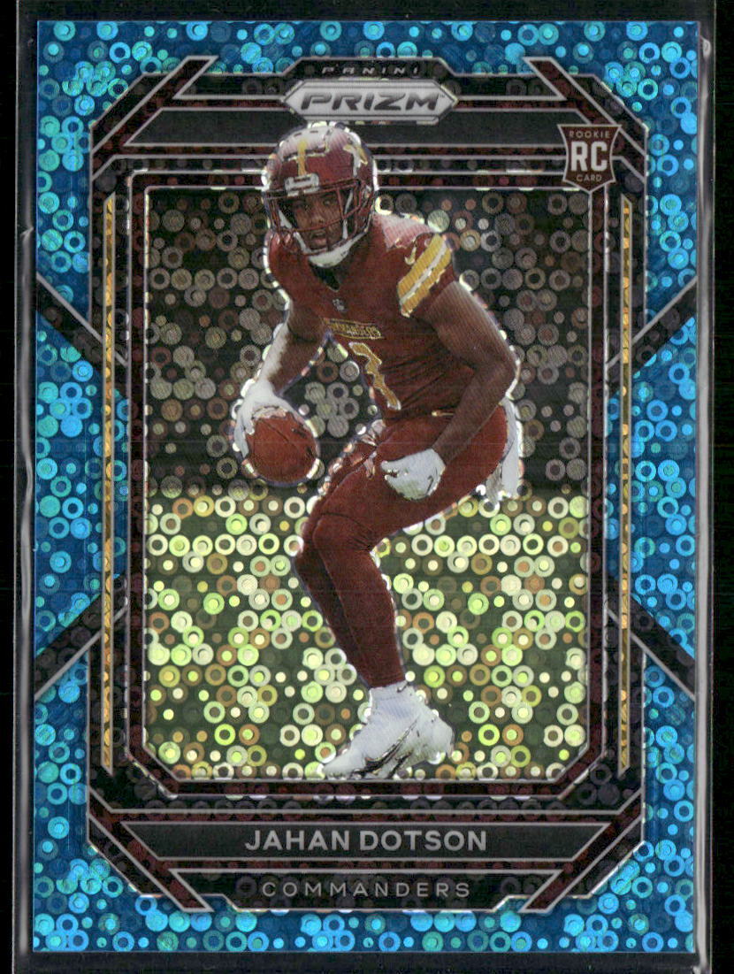 2022 Panini Prizm #312 Jahan Dotson No Huddle Blue #/79 - Sport Cards