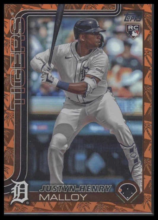 Justyn-Henry Malloy 2025 Topps #269 Wood #/25