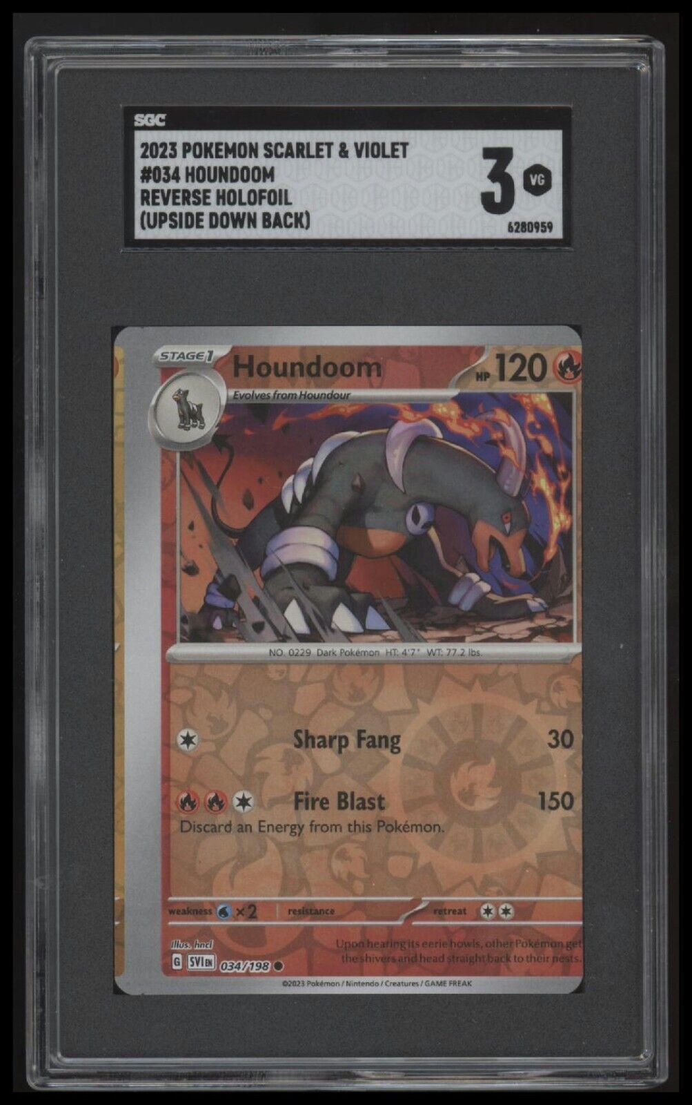 2023 Scarlet & Violet 4-Card Consecutive Cut Error & Upside Down Back - See Desc - Sport Cards