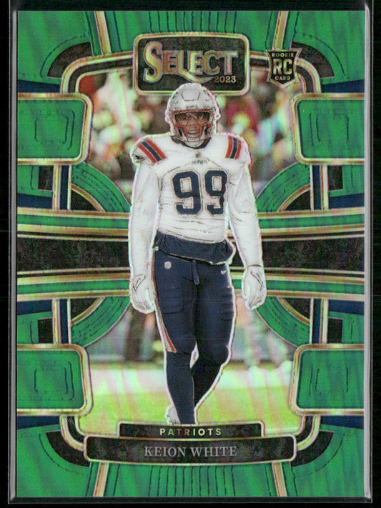 2023 Panini Select #69 Keion White Green Prizms #/5