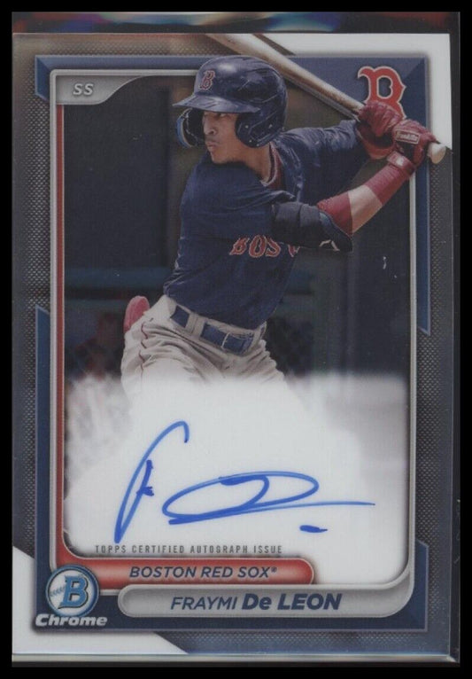 2024 Bowman Chrome #CPA-FD Fraymi De Leon Prospects Autographs