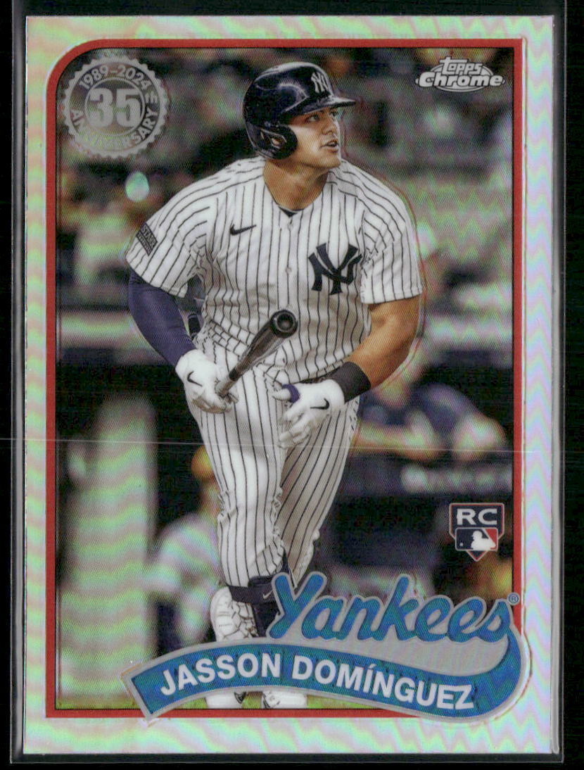 Topps Chrome #89CB-12 Jasson Domínguez 1989 Topps Baseball 35th Anniversary