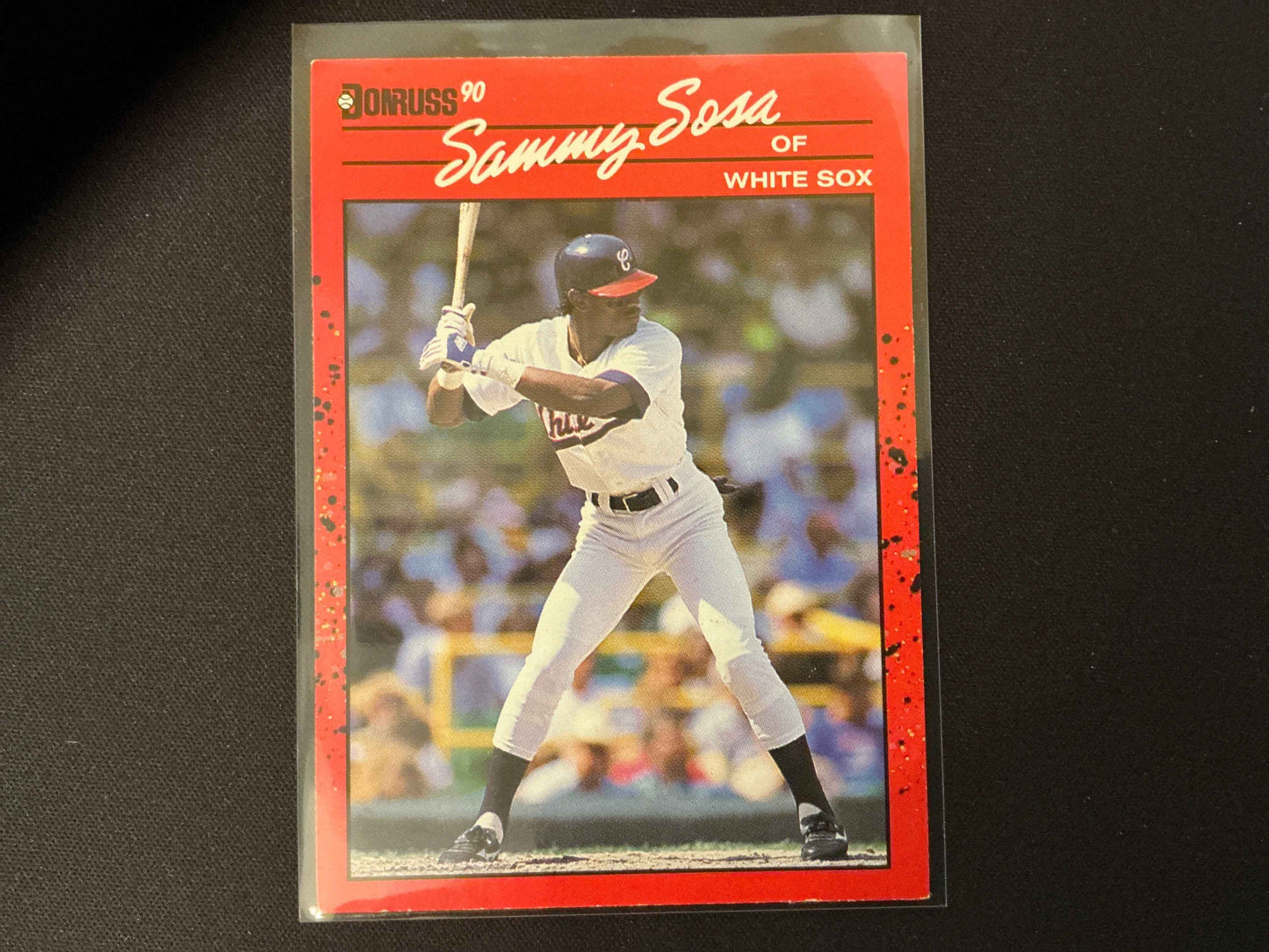 1990 Donruss #489 Sammy Sosa Rookie Card