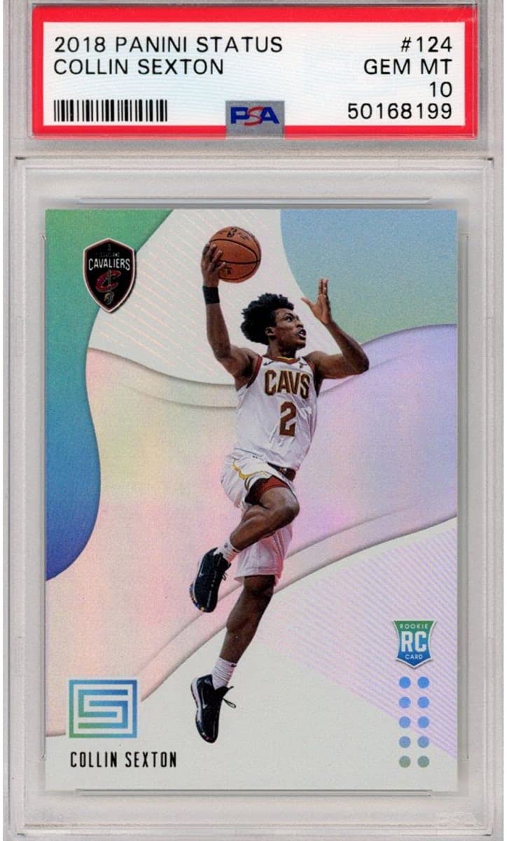 Graded 2018-19 Panini Status Collin Sexton #124 Rookie RC Basketball Card PSA 10 Gem Mint - Sport Cards