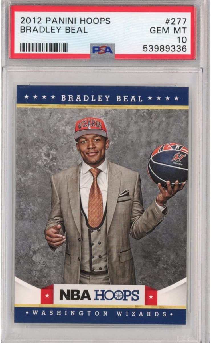 Graded 2012-13 Panini Hoops Bradley Beal #277 Rookie RC Basketball Card PSA 10 Gem Mint - Sport Cards