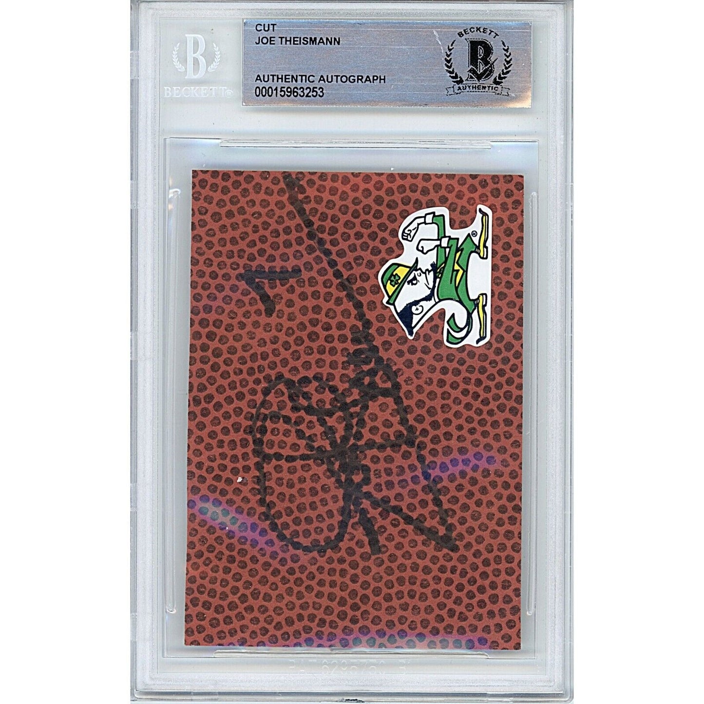 Joe Theismann Autographed Trading Card #tre — Beckett Authentication