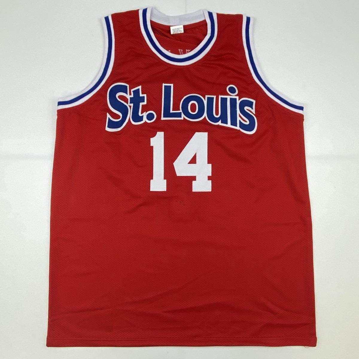 Autographed/Signed Lenny Wilkens St. Louis Red Basketball Jersey JSA COA - Sport Cards