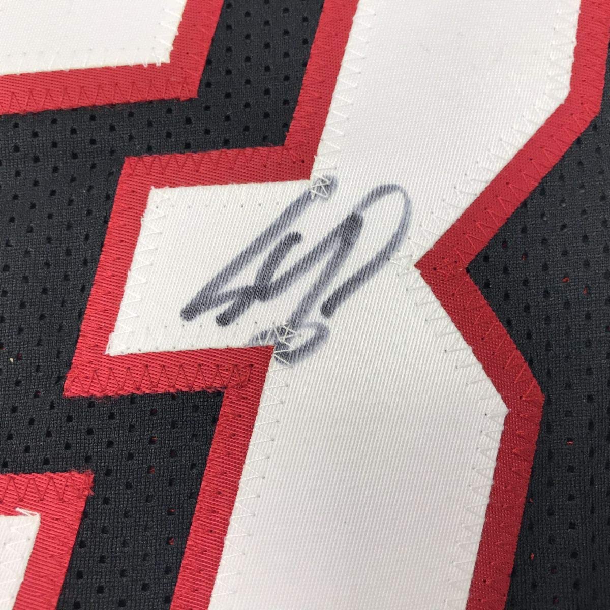 Autographed/Signed Shaquille Shaq O'Neal Miami Black Basketball Jersey Beckett BAS COA - Sport Cards