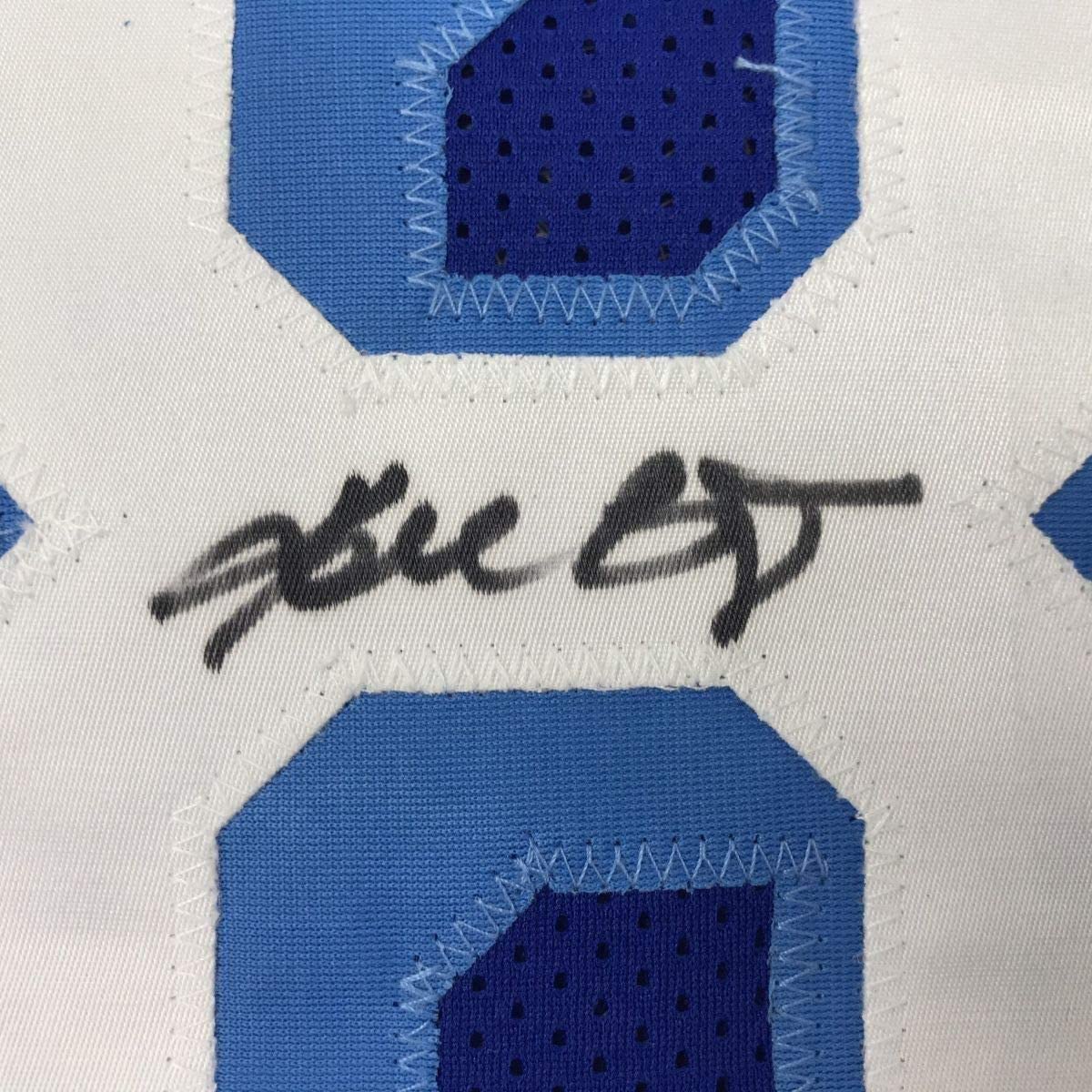 Autographed/Signed Kobe Bryant #8 Los Angeles LA Blue Retro Basketball Jersey PSA/DNA COA