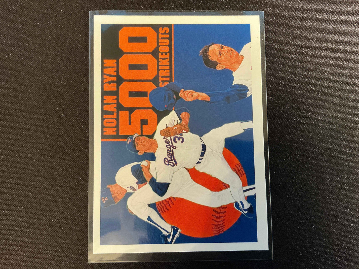 1990 Upper Deck #34 Nolan Ryan 5000 Strikeouts Card