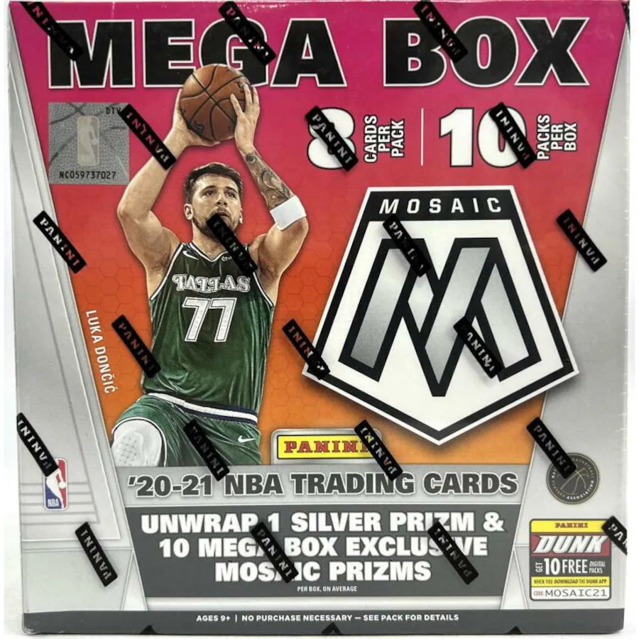 2020-21 Panini Mosaic Basketball Mega Box - Sport Cards