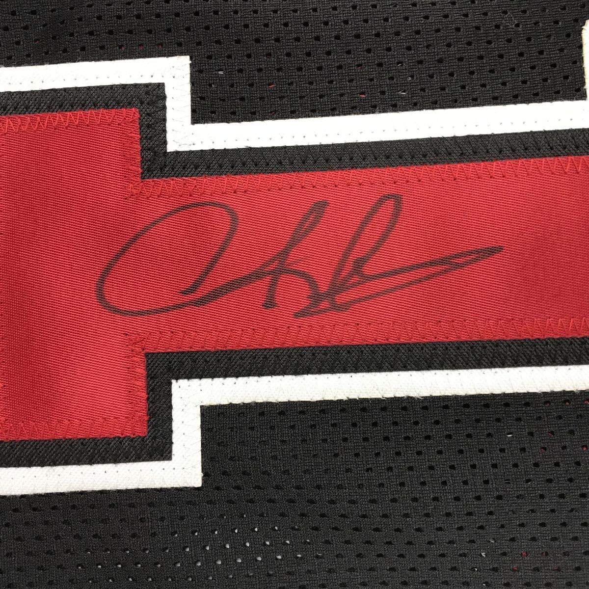 Autographed/Signed Dennis Rodman Chicago Black Basketball Jersey JSA COA - Sport Cards