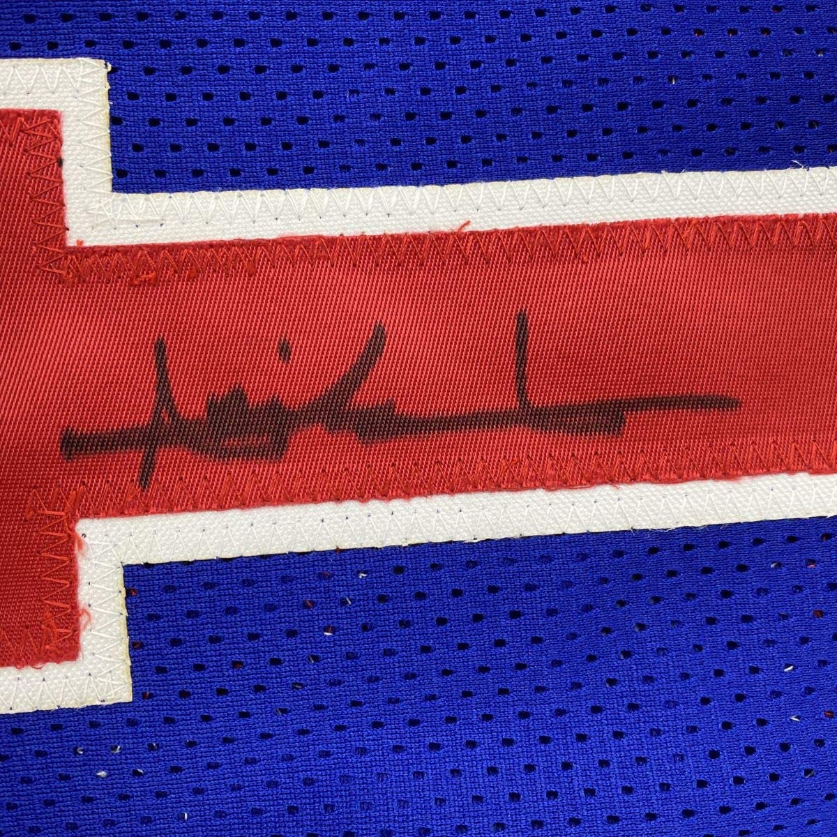 Autographed/Signed Isiah Thomas Detroit Blue Basketball Jersey Beckett BAS COA - Sport Cards