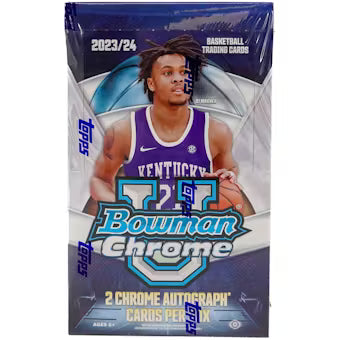 2023/24 Bowman University Chrome Basketball Hobby Box