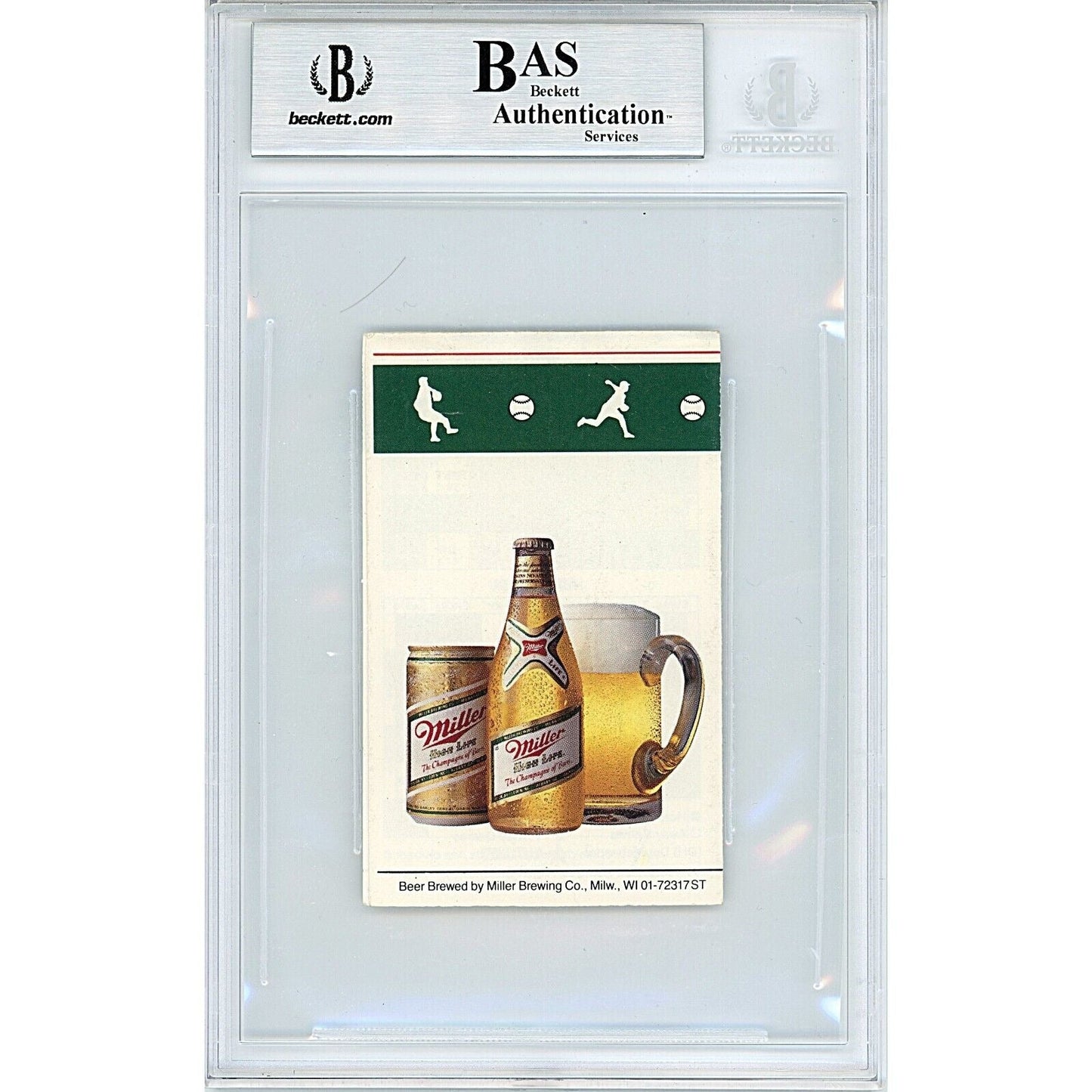 1984 #te — Joe Morgan Oakland Athletics Autographed Trading Card — Beckett Authentication