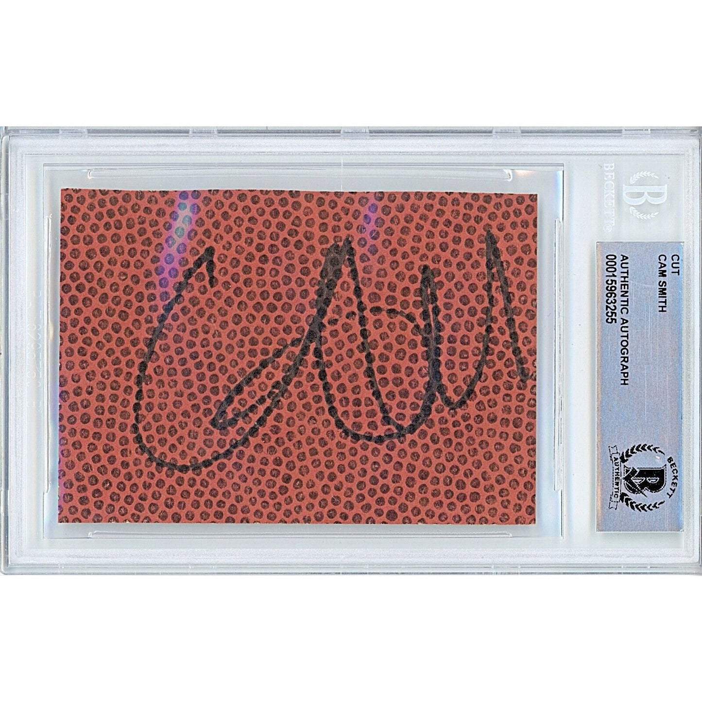 Cam Smith South Carolina Gamecocks Autographed Football Cut — Beckett Authentication
