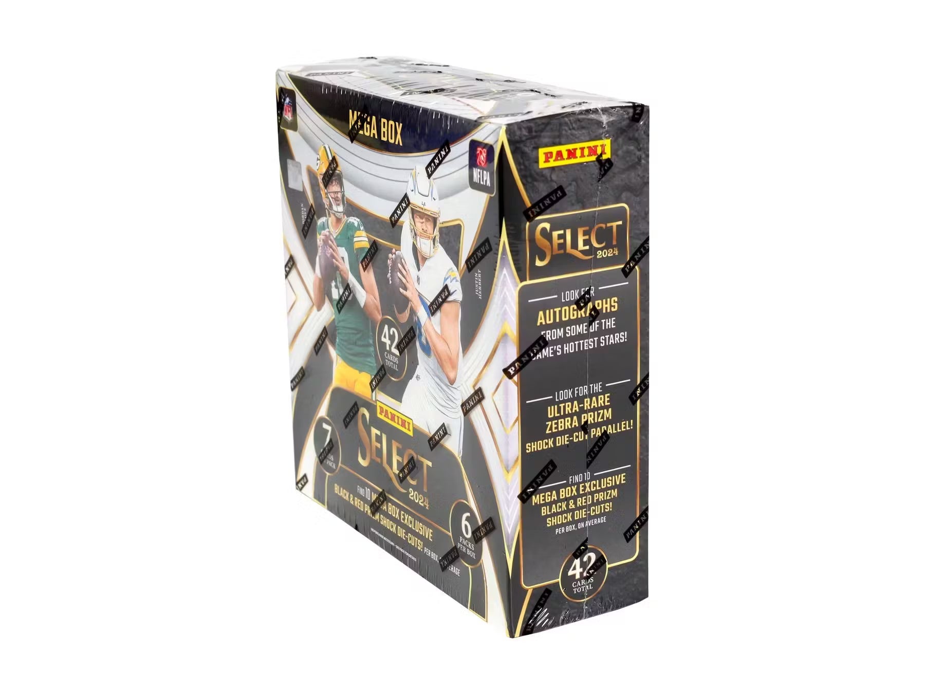 2024 Panini Select Football Mega Box (Black & Red Prizms!) - Sport Cards