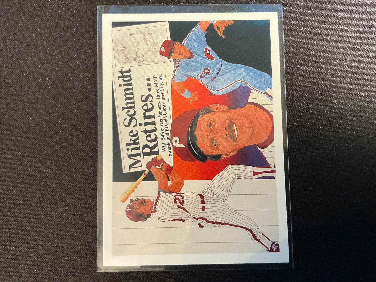 1990 Upper Deck #20 Mike Schmidt Retires Card