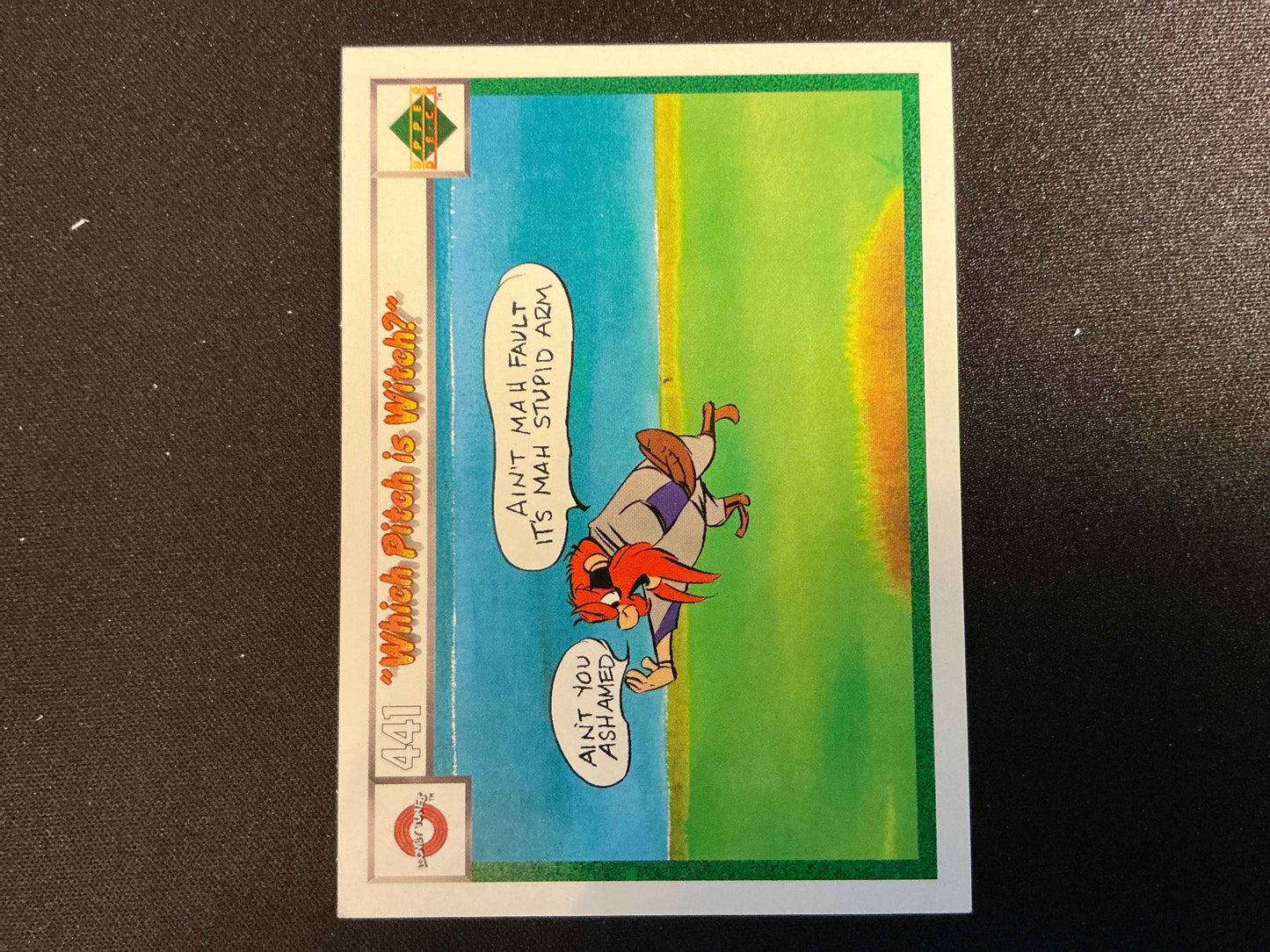 1990 Upper Deck Comic Ball #441/444 Which Pitch is Witch Card
