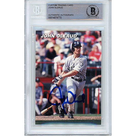 John Olerud Seattle Mariners Autographed Trading Card — Beckett Authentication