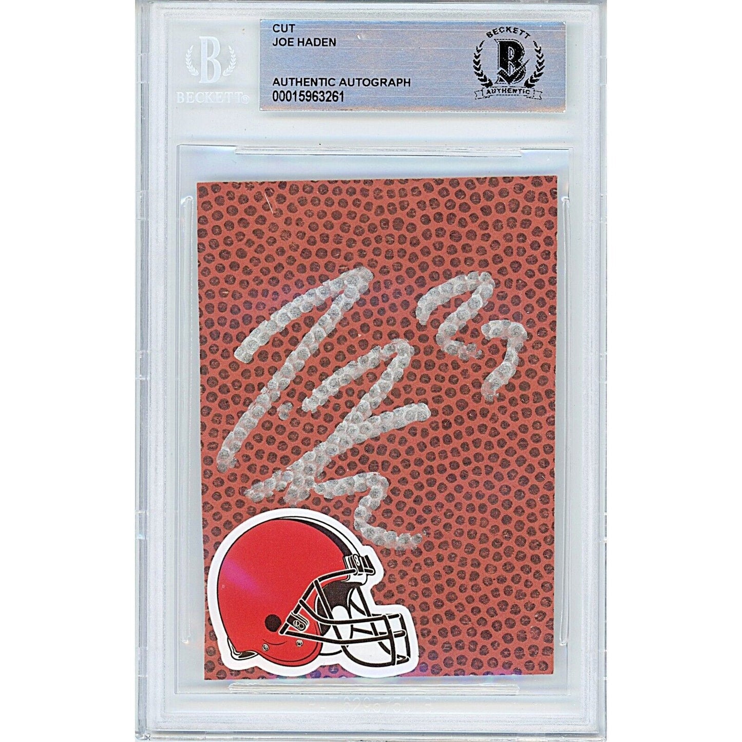 Joe Haden Cleveland Browns Autographed Trading Card #te — Beckett Authentication