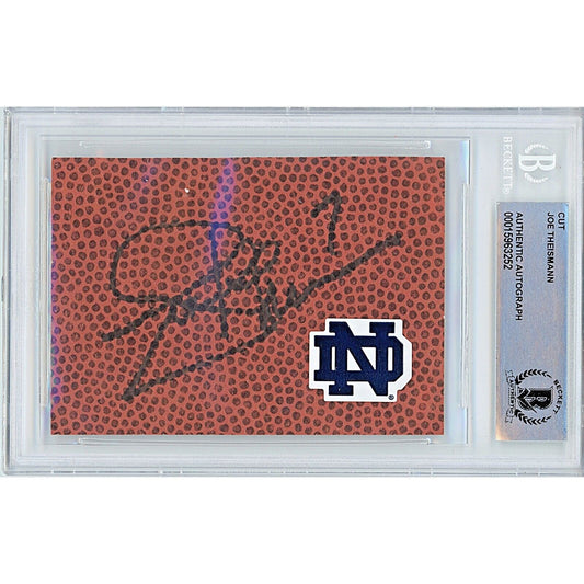 Joe Theismann Autographed Trading Card #tre — Beckett Authentication