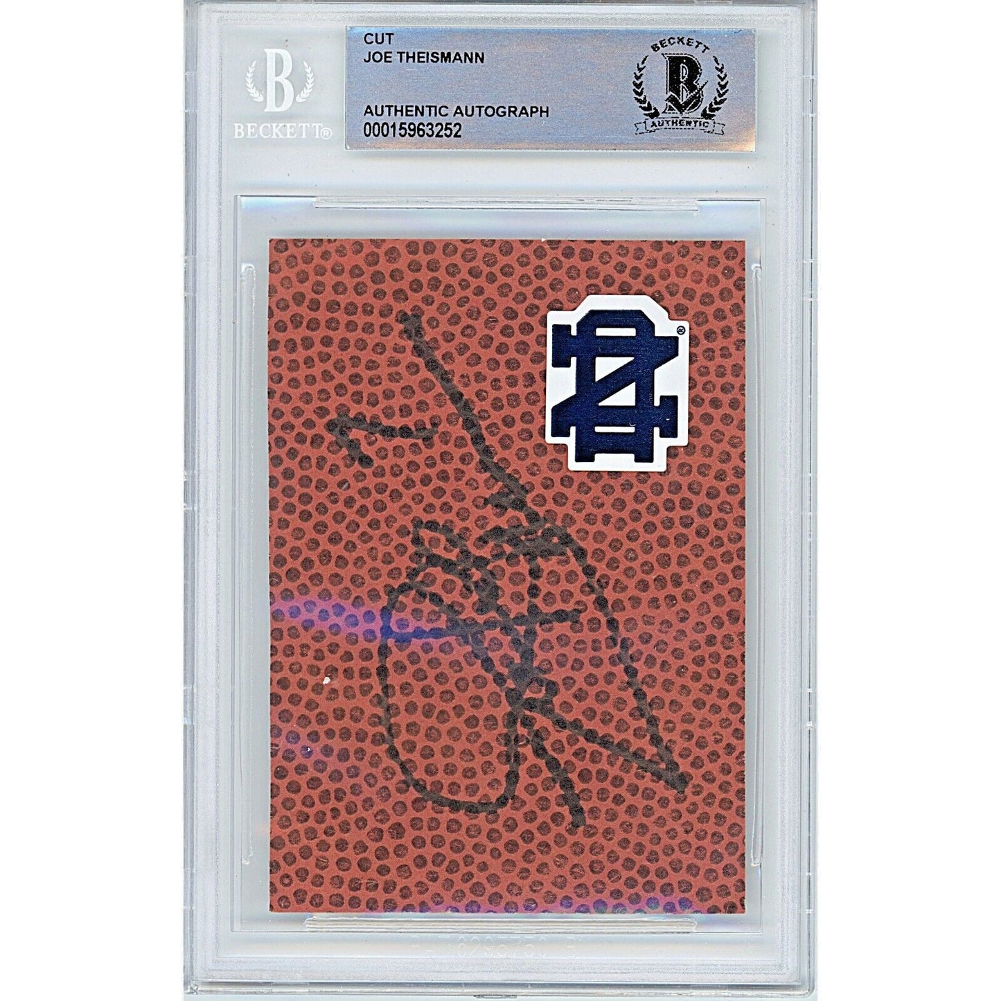 Joe Theismann Autographed Trading Card #tre — Beckett Authentication