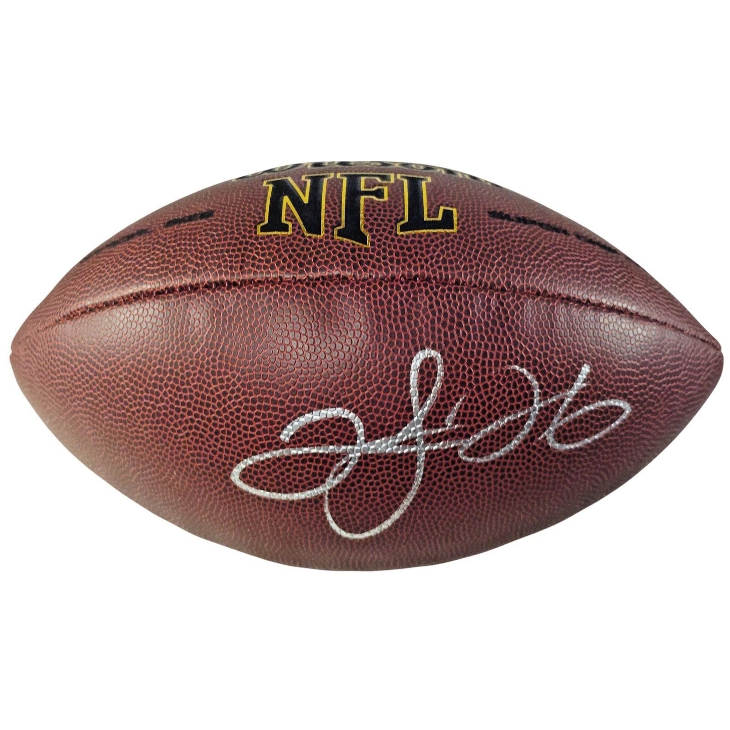 Clinton Portis Autographed NFL Wilson Football, Denver Broncos, Washington Commanders — Beckett Authentication - Sport Cards