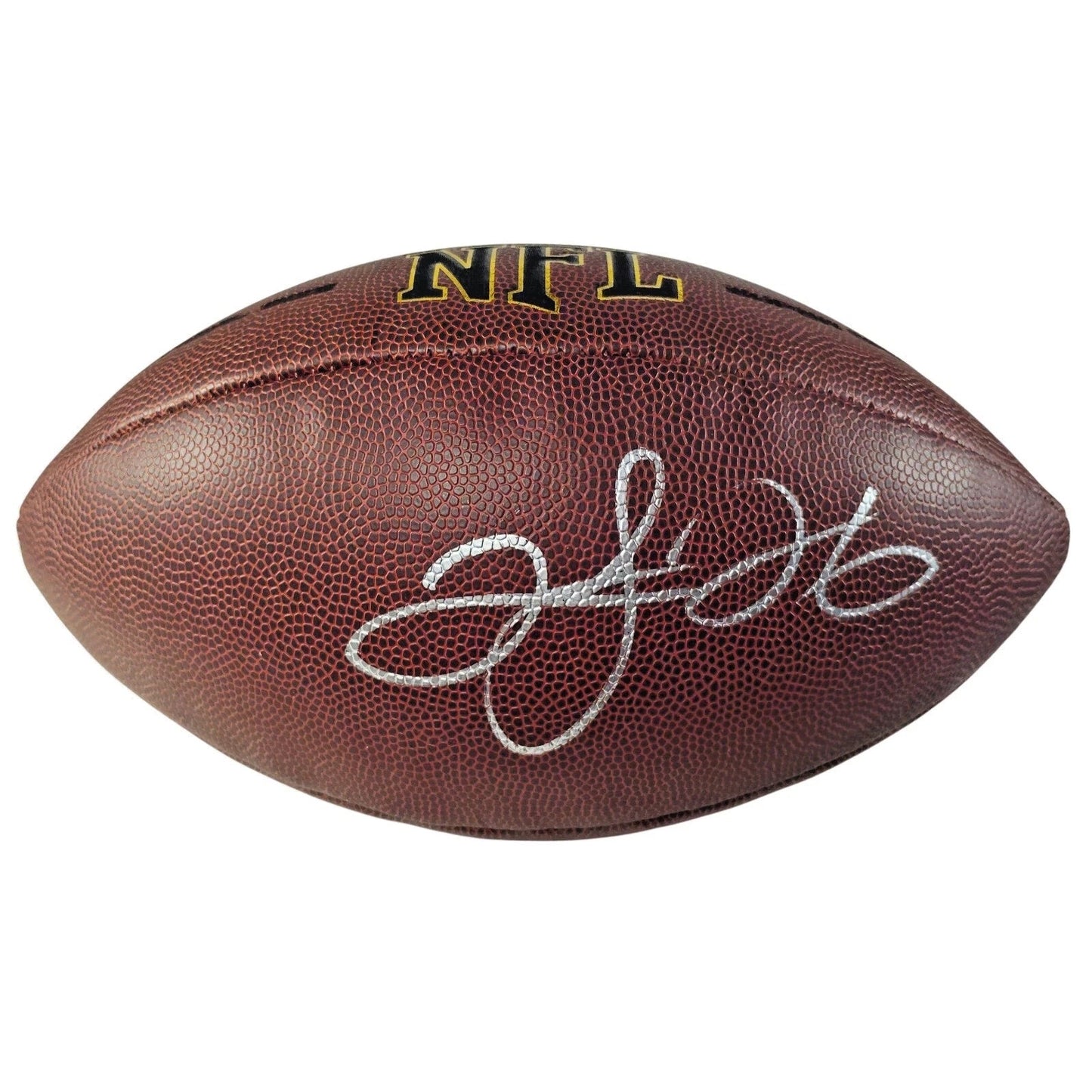 Clinton Portis Autographed NFL Wilson Football, Denver Broncos, Washington Commanders — Beckett Authentication - Sport Cards