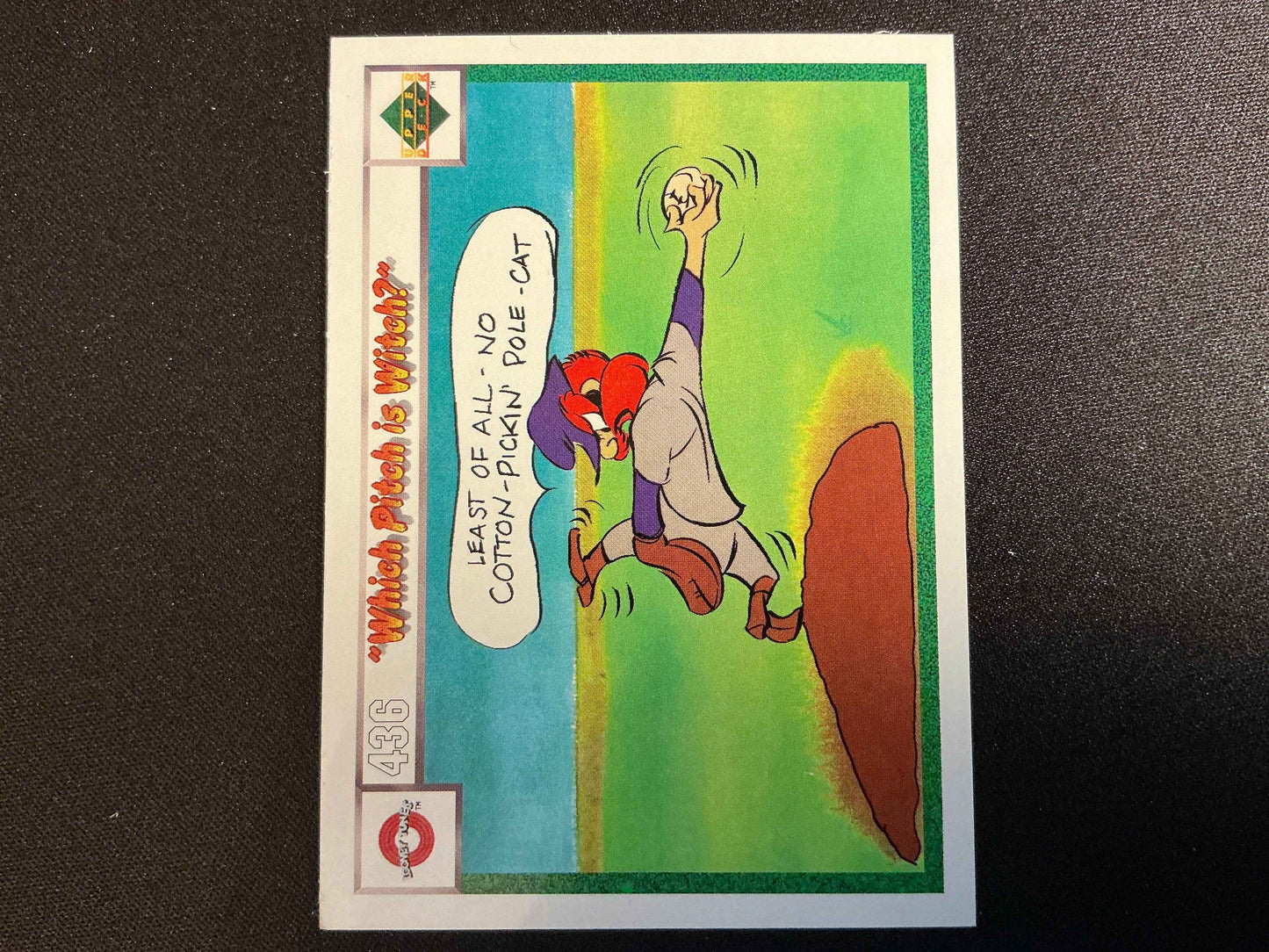 1990 Upper Deck Comic Ball #436/445 Which Pitch is Witch Card