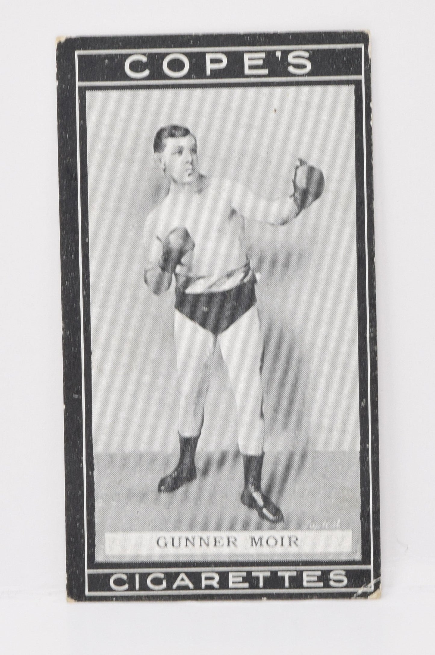 Gunner Moir #15 Cope Bros Co Boxer Boxing Trading Card 1915
