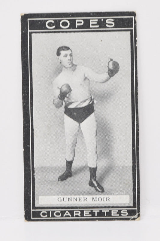 Gunner Moir #15 Cope Bros Co Boxer Boxing Trading Card 1915