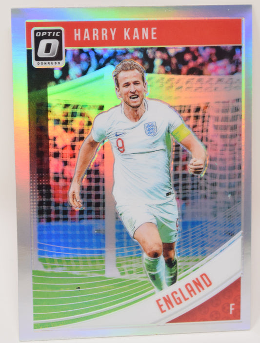 Harry Kane Panini Donruss Optic 2018-19 Soccer Card Silver Holo 123
