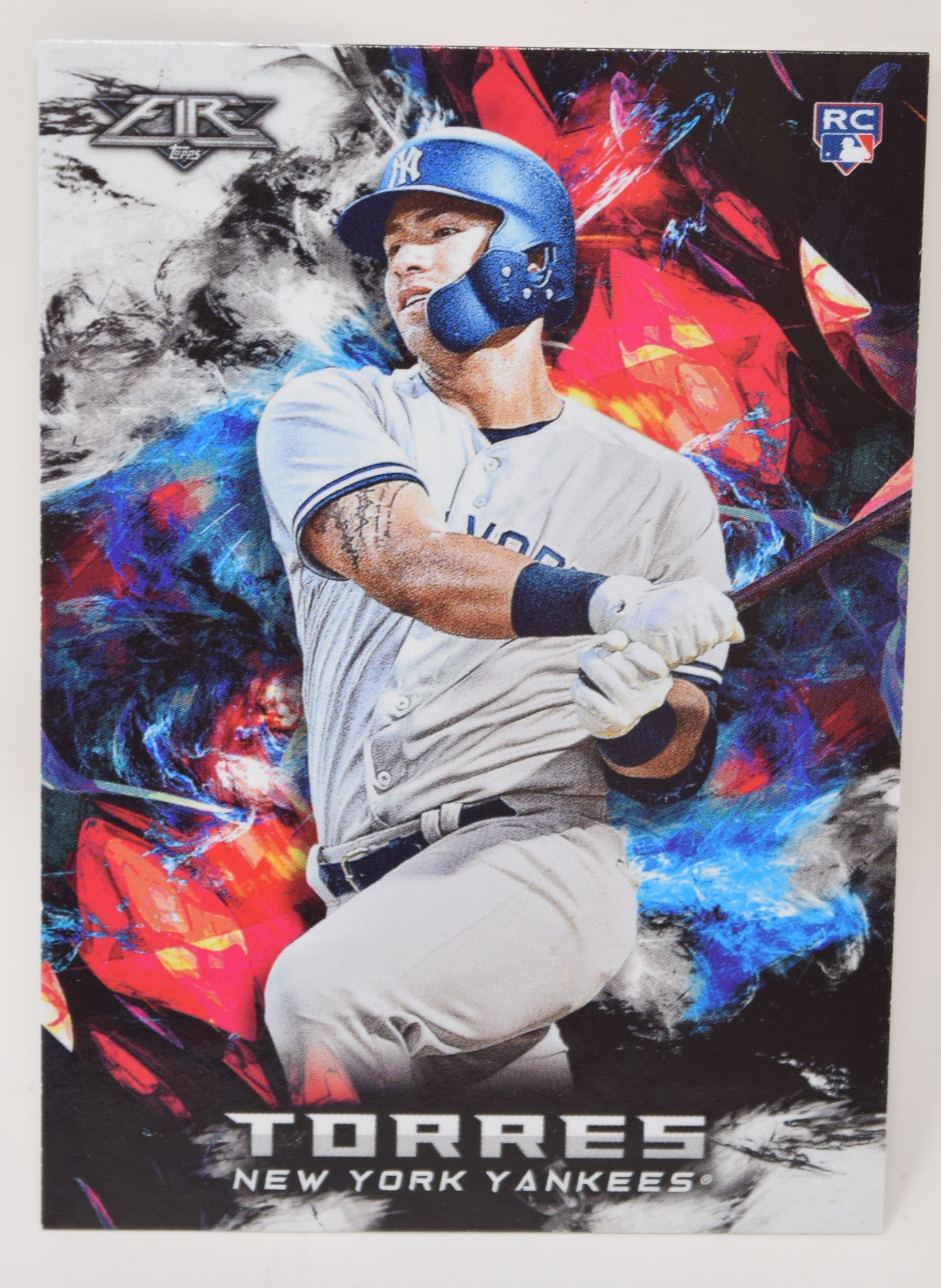 Gleyber Torres Topps 2018 Baseball Fire RC Rookie Card Yankees 119