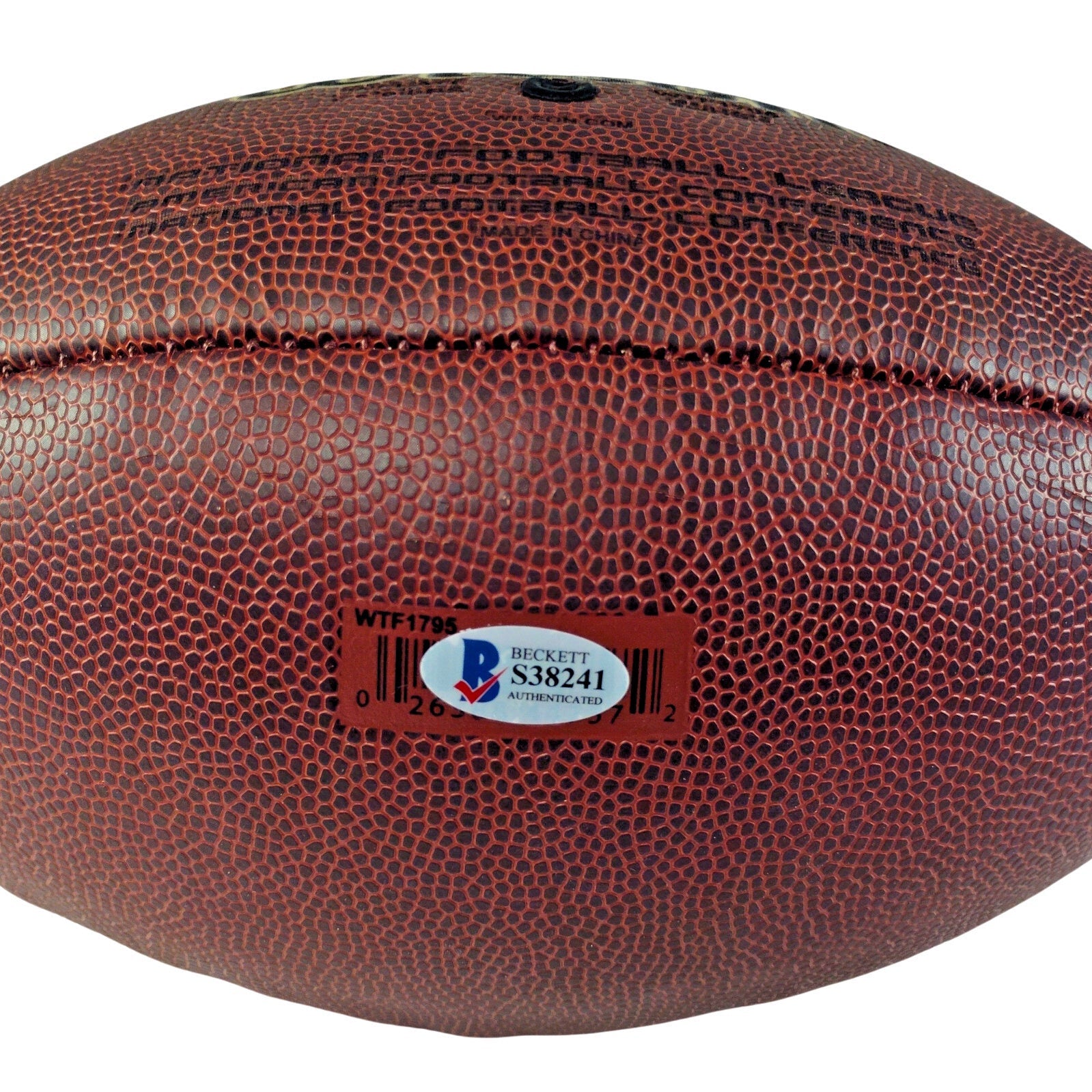 Demarcus Robinson San Francisco 49ers Autographed NFL Football Football — Beckett Authentication - Sport Cards