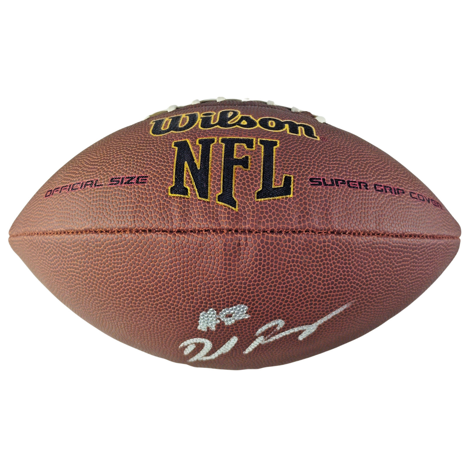 Denzel Perryman Autographed NFL Wilson Football, Las Vegas Raiders, LA Chargers — Beckett Authentication - Sport Cards