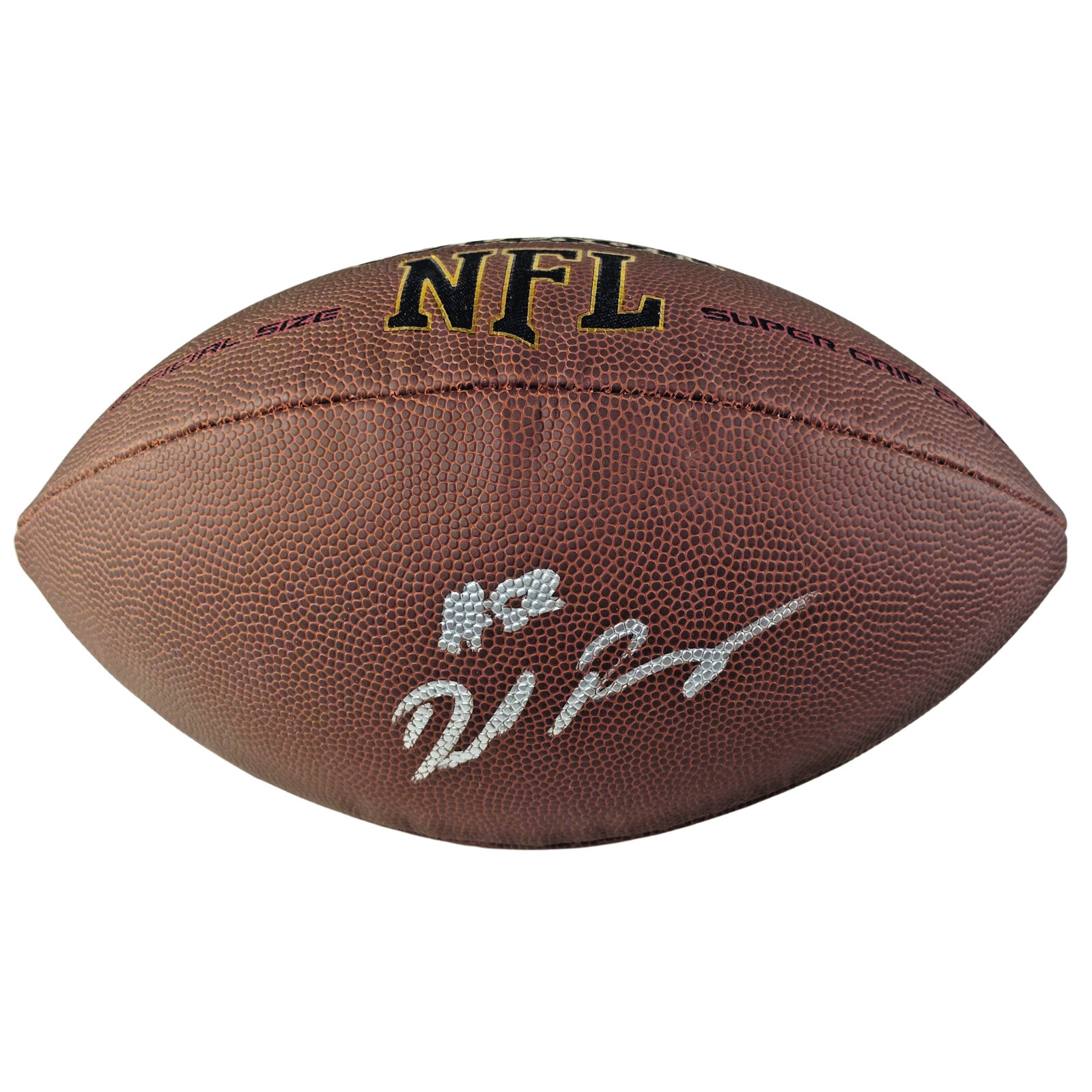 Denzel Perryman Autographed NFL Wilson Football, Las Vegas Raiders, LA Chargers — Beckett Authentication - Sport Cards