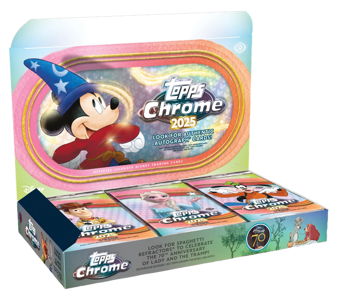 Disney Trading Cards Topps Chrome 2025 Hobby Breaker Box (09/24/2025)