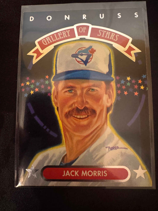 1992 Donruss Triple Play Gallery of Stars #GS-3 Jack Morris Card