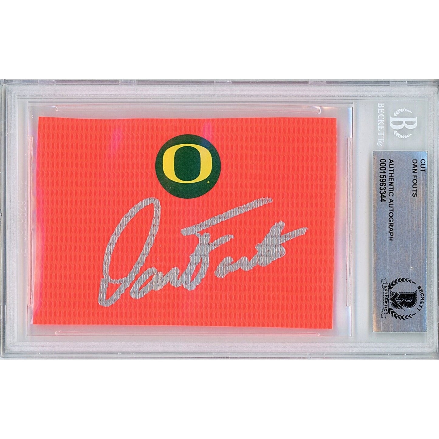 — Dan Fouts Oregon Ducks Autographed Trading Card — Beckett Authentication