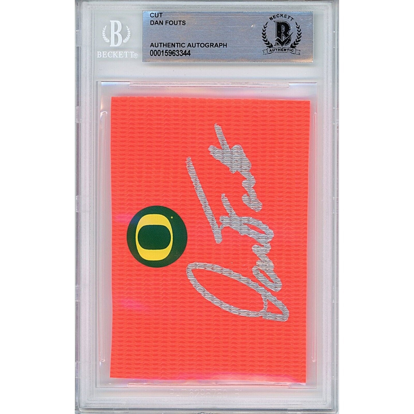 — Dan Fouts Oregon Ducks Autographed Trading Card — Beckett Authentication