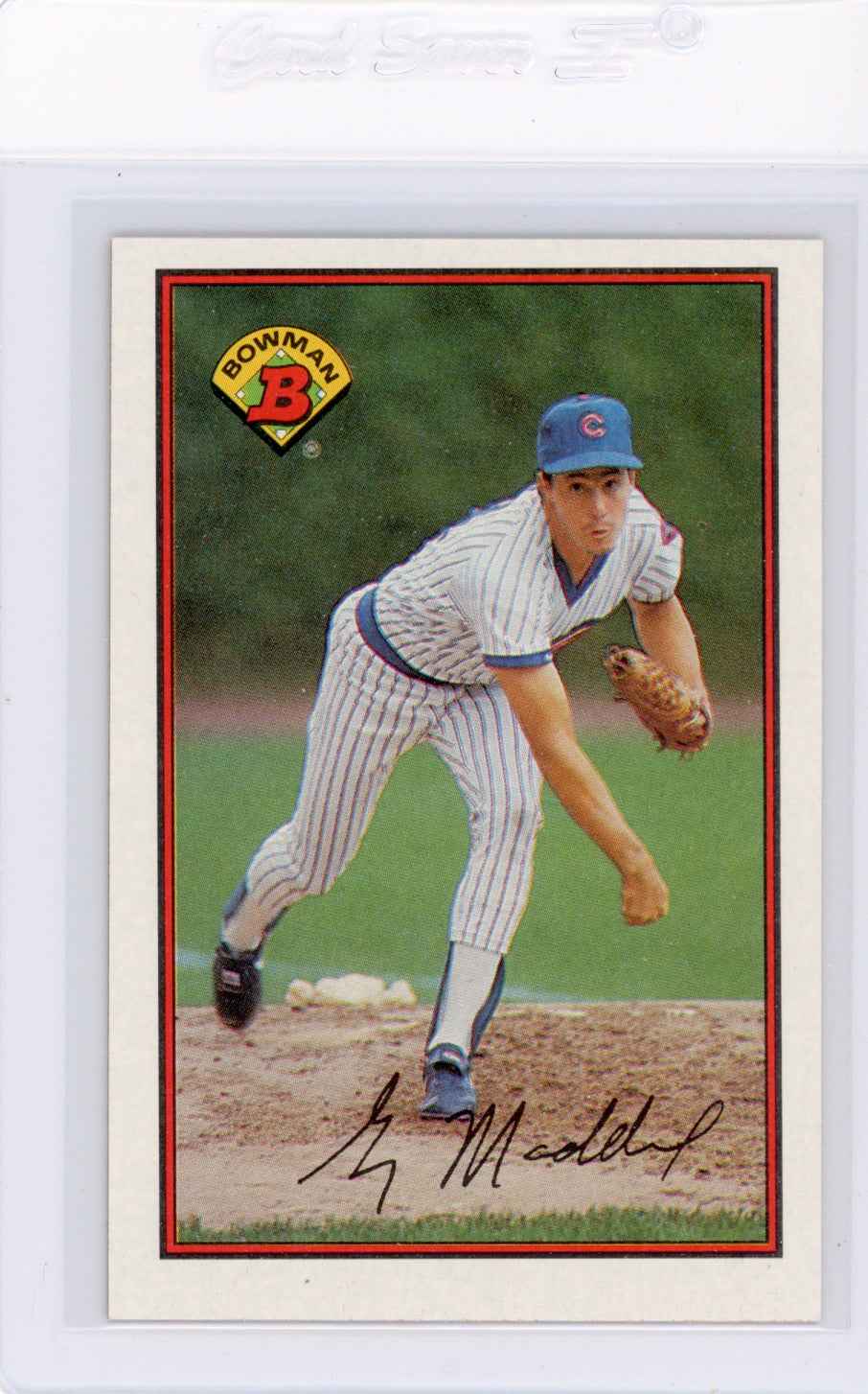 1989 Bowman #284 Greg Maddux Card