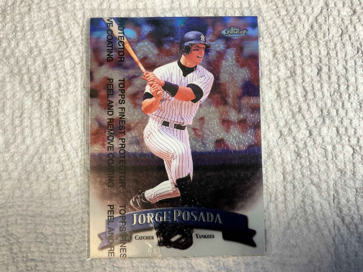 1998 Topps Finest Refractors #217 Jorge Posada Card